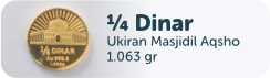 1/4 Dinar Aqso